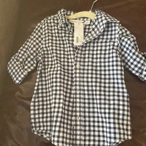NWT Janie and Jack Boys Linen Shirt